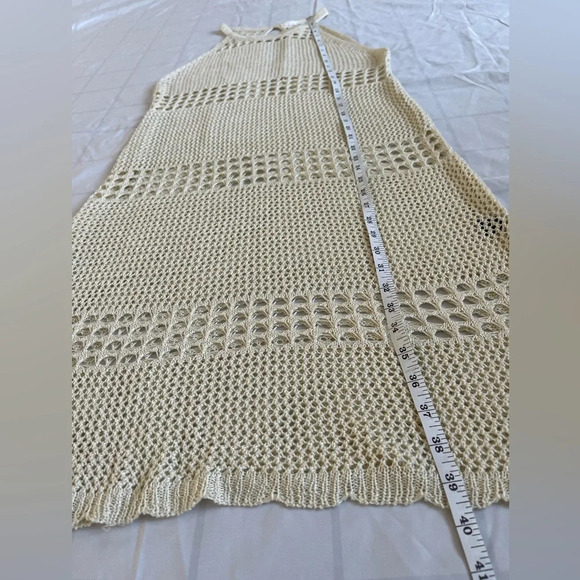 Anthropologie  Crochet Knit Coverup Dress One Size - Picture 4 of 11